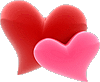 Gif animé coeur femme